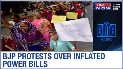 Mumbai Bjp Protests Against Inflated Power Bills