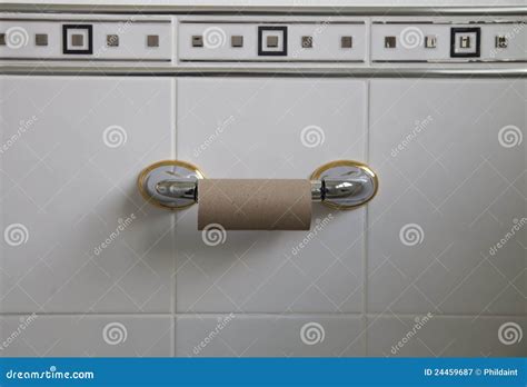 empty loo roll stock image image  paper roll white