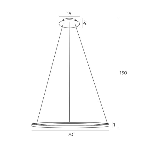 Lampa Maxlight P Lampa Wisz Ca Queen Cm Z Oto Szczotkowane