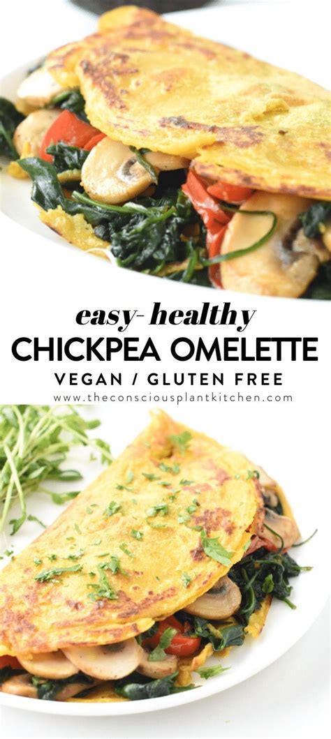 Chickpea Omelette Vegan Gluten Free The Conscious Plant Kitchen