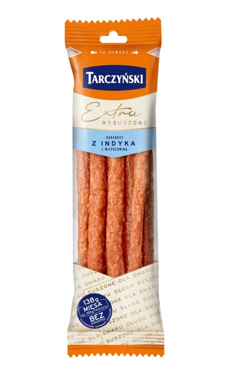 Kabanosy Tarczyński Extra z Indyka 130g 12760518303 oficjalne