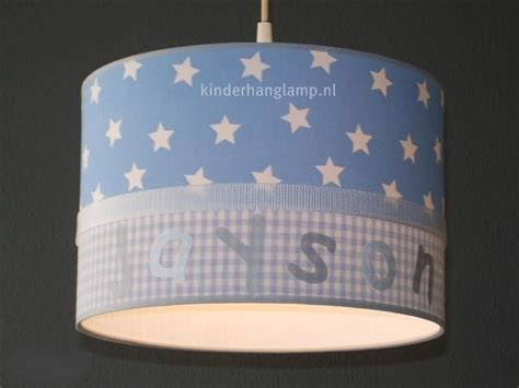 Lamp Babykamer Lichtblauwe Sterren Jayson Babylampen Met Jongensnaam