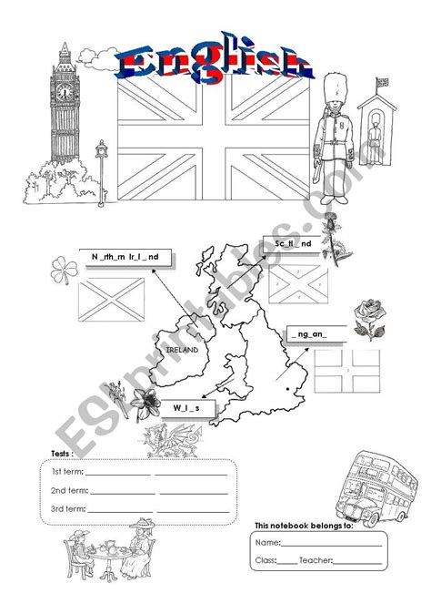 uk esl worksheet  marmachado