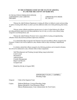 Fillable Online Firearms Standards View Document Arizona Court