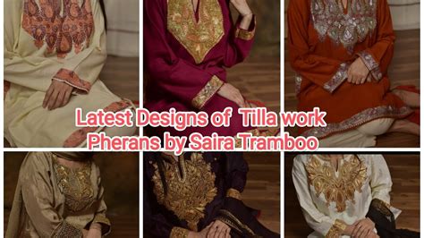 Designer Tilla Pherans Latest Tilla Pheran Designs Tilla Work