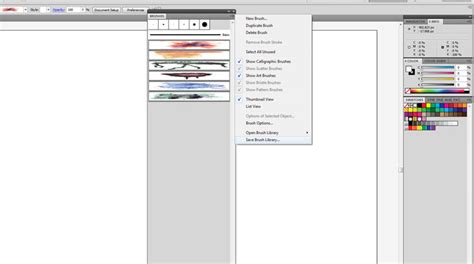 How to Create Watercolor Brushes in AI