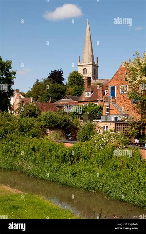 River Great Ouse Buckingham Buckinghamshire England UK Stock Photo