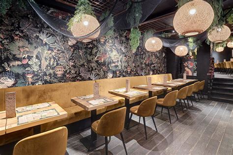 Restaurace v Jungle stylu Nábytek pro restaurace a kavárny Ateliér Dako