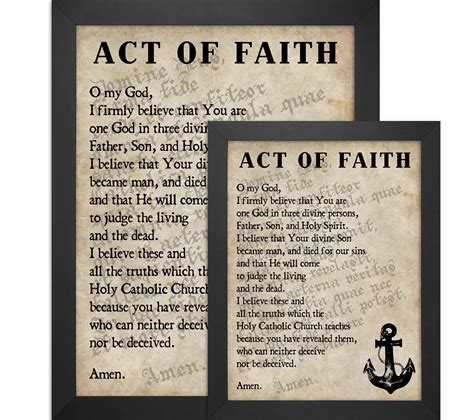 Act of Faith Poster - Catholic to the Max - Online Catholic Store