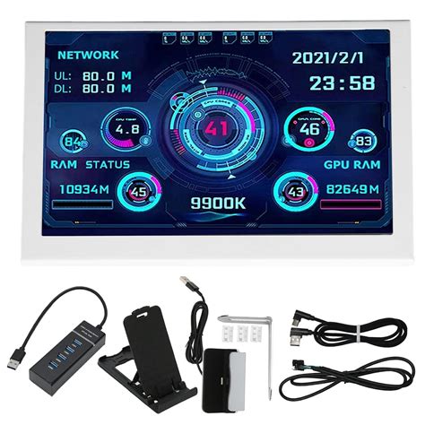 Zoll Computer Temperaturmonitor Pc Cpu Gpu Ram Datenmonitor F R