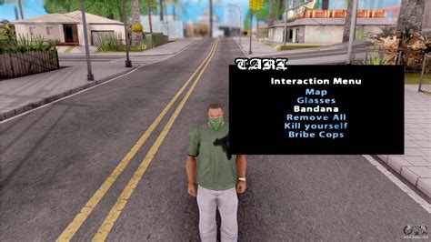 GTA Online Interaction Menu For GTA San Andreas