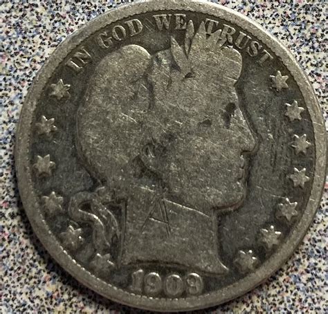 1909 Half Dollar Full Rims Coin Has Been Cleaned For Sale Buy Now