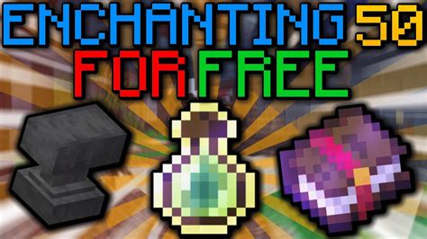 How To Get Enchanting 50 For Free Hypixel Skyblock Youtube