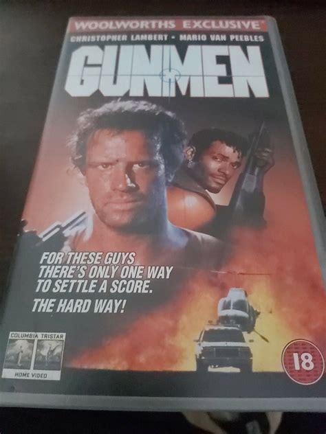 Gunmen Christopher Lambert 18 Vhs Video Cassette Film Tape Ebay