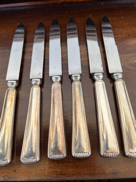 Fruit Knife Set 6 800 Silver Italy Mid 20th Catawiki