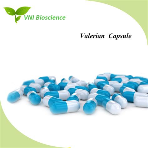 High Quality Kosher Halal Certified Valerian Extract Capsule China