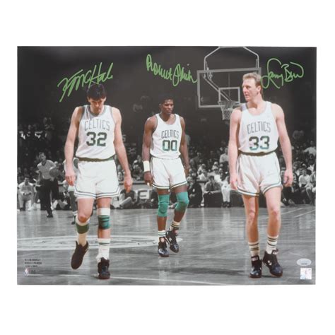 Larry Bird Kevin McHale Robert Parish Signed Celtics 16x20 Photo