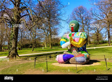 Buddha Sculpture By Niki De Saint Phalle Exhibited At The Yorkshire