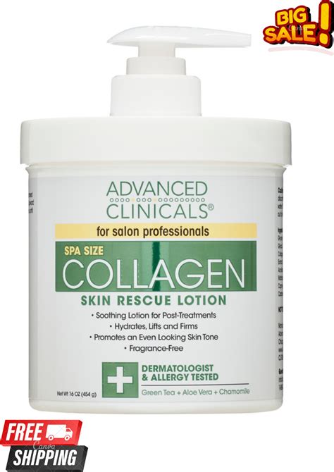 Advanced Clinicals Collagen Skin Rescue Lotion Ubuy India