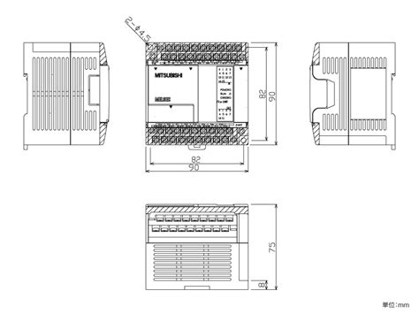 FX1N 24MT DSS ダウンロード 外形図CAD MELSEC F シーケンサ MELSEC 仕様から探す三菱電機 FA