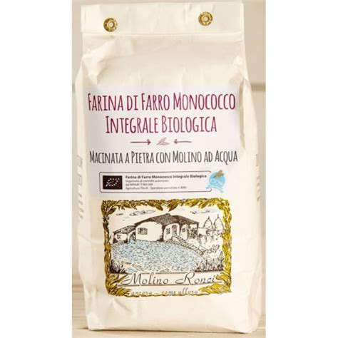 Farina Di Farro Monococco Integrale Bio 1 Kg Molino Ronci E Circles