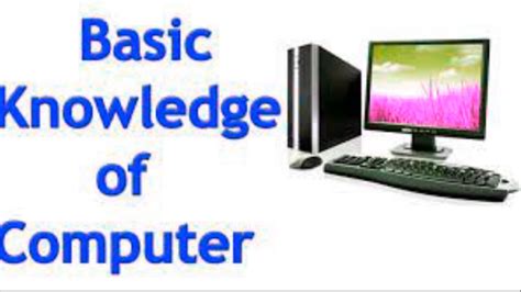 Computer Basic Information Computer Youtube