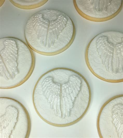 Angel Wings Cookies Angel Wing Cookies Cookies Cookie Decorating