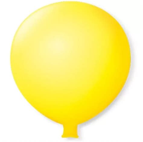 látex de caucho natural São Roque Balão globo gigante amarillo 25