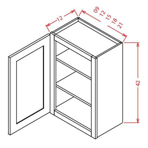 W2142 Oxford Mist Wall Cabinet RTA RTA Kitchen Cabinets