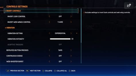 Best controller settings for Marvel's Spider-Man 2