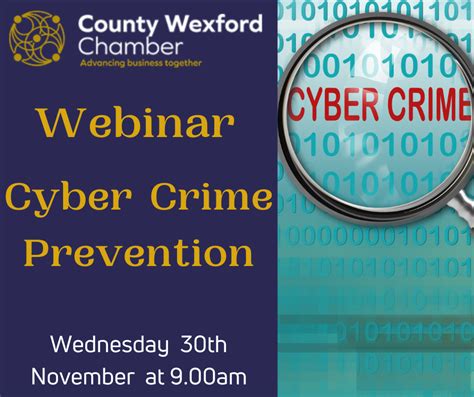 Webinar On Cyber Crime Prevention County Wexford Chamber