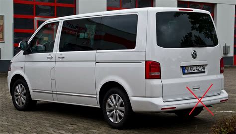 Vw T Multivan Caravelle Pdc Sto Stange Hinten Lackiert In