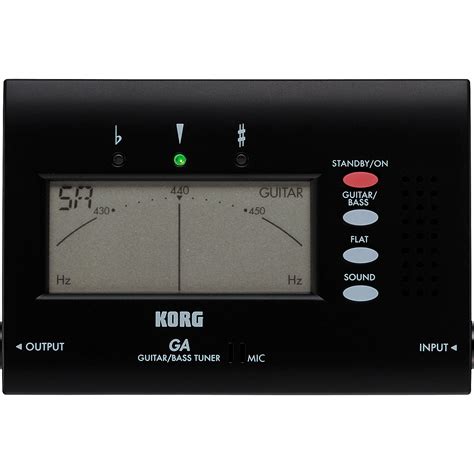 Korg GA-40 Electronic Guitar and Bass Tuner | Musician's Friend