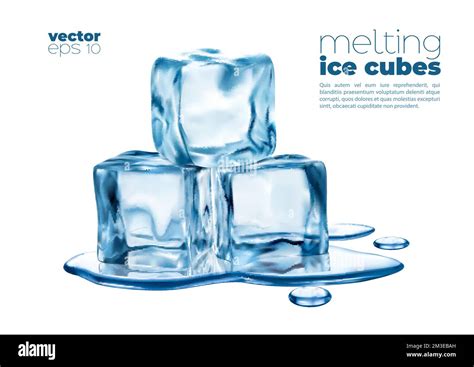 Ice Cubes In Pile Stock Vector Images Alamy