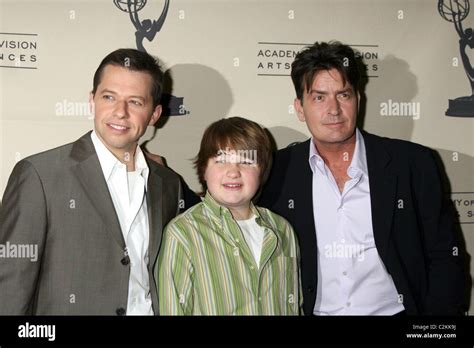 Jon Cryer Angus T Jones And Charlie Sheen The Academy Of Television