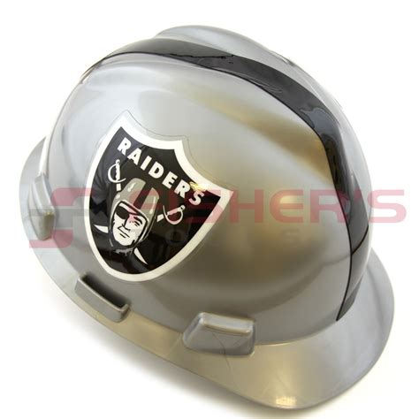 Msa 818405 Standard V Gard Nfl Cap W1 Touch Suspension Raiders