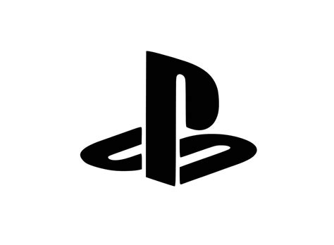 Playstation Logo Black