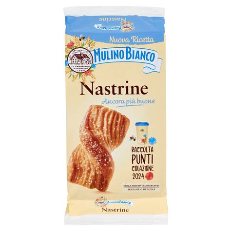 Mulino Bianco Nastrine Merenda Senza Additivi Conservanti 6 Pezzi 240g