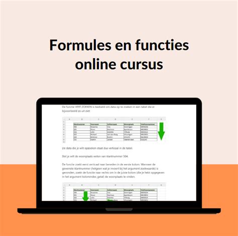 Formules En Functies In Excel