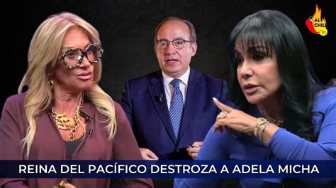 Adela Micha queda en ridículo frente a la Reina del Pacífico YouTube