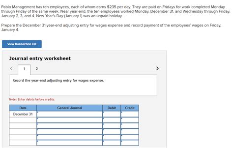 Solved Pablo Management Has Ten Employees Each Of Whom Chegg