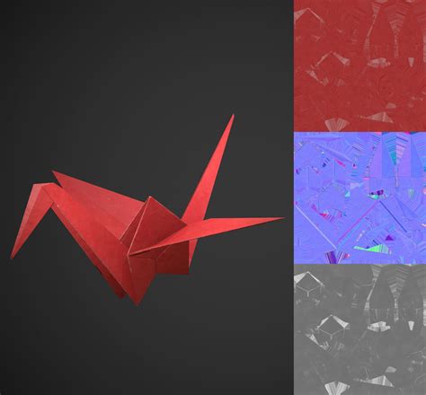 Origami Crane — Polycount