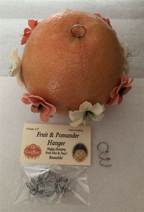 Kissing Ball Or Pomander Made Out Of Fresh Grapefruit And Flowers Hang