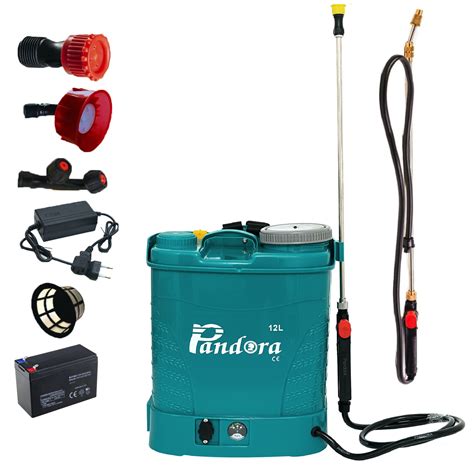 Set Pompa Stropit Electrica Pandora 12L Cu Lance Telescopica 2 8m EMAG Ro