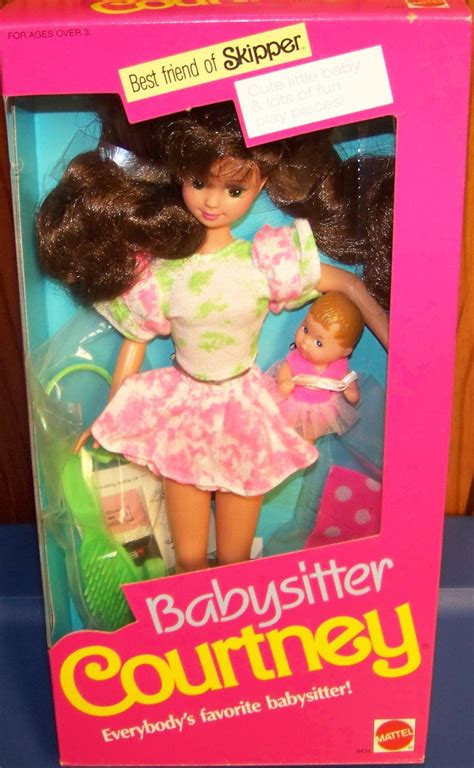 1990 Mattel Babysitter Courtney Best Friend Of Skipper Barbie Dolls