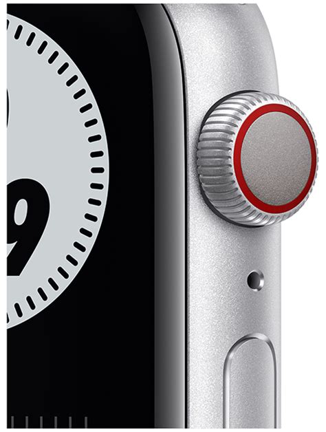 Apple Watch Nike Series 6 44mm 32 Gb In Silver Aluminum Pure Platinum