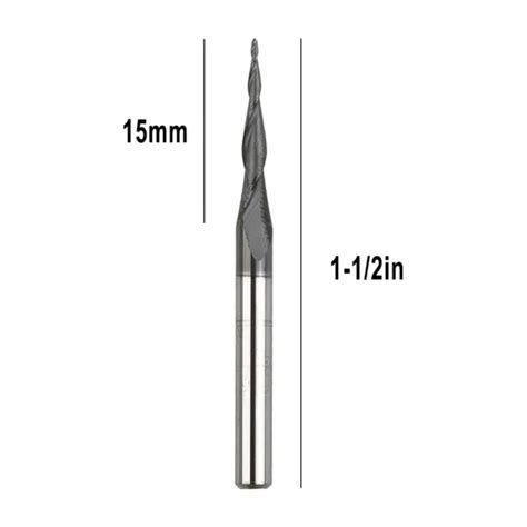 MOULIN D EXTR MIT CONIQUE Nez 2 Fl Tes Rev Tu TiAIN Pour Une Coupe