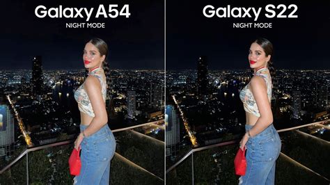 Galaxy A54 Vs Galaxy S22 Night Mode Camera Test Comparison Youtube