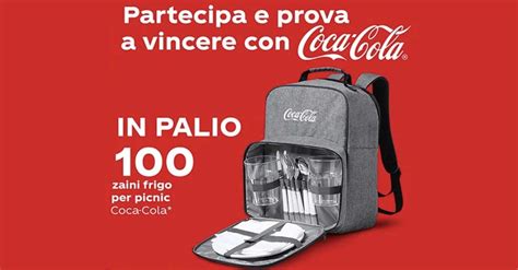 Concorso Coca Cola E Sole 365 Vinci Uno Zaino Frigo Brandizzato Coca