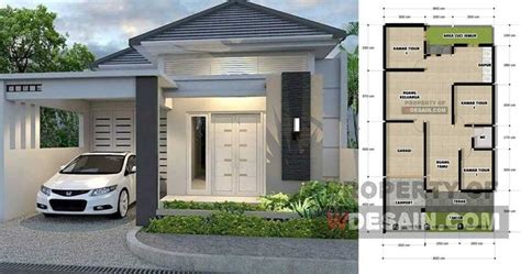 24 Desain Rumah 1 Lantai Minimalis 3 Kamar Rumah Desain 2023